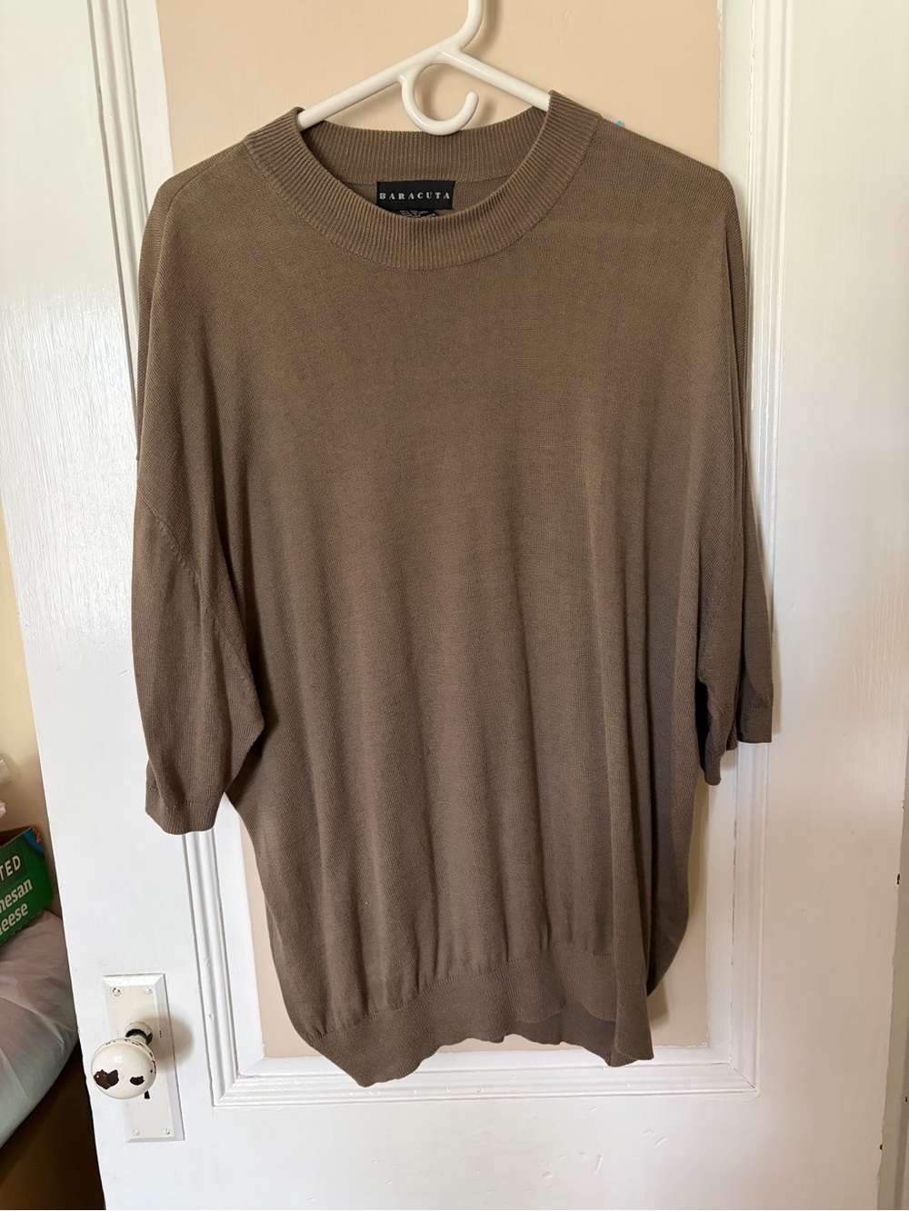 Baracuta Men's Taupe Crewneck Sweater